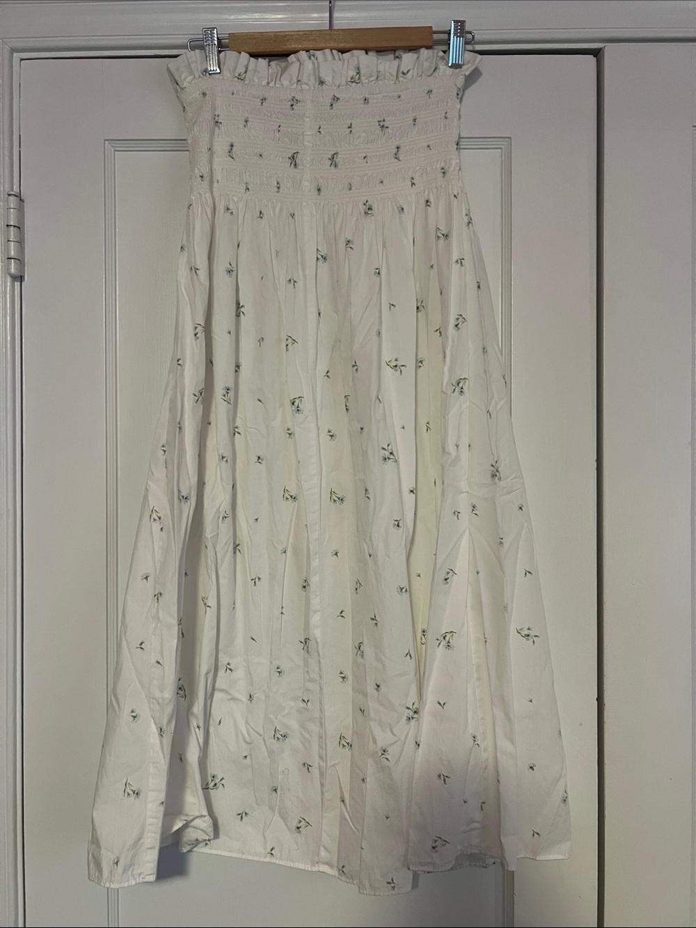 H&M White Smocked Bodice Dress - Picture 4 of 7